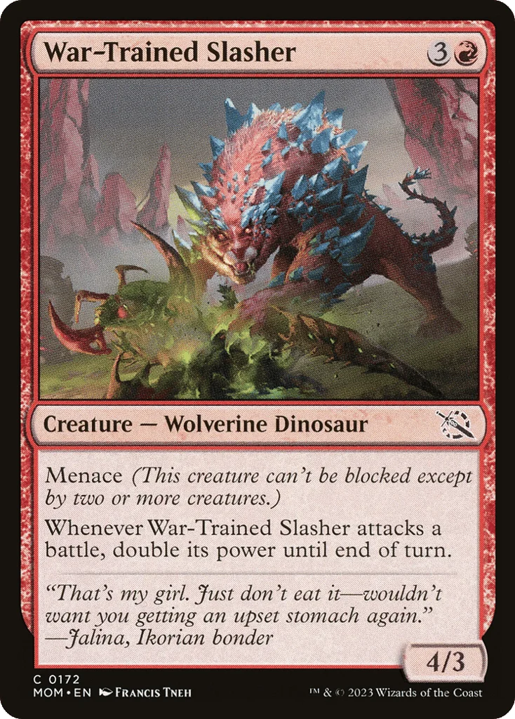 War-Trained Slasher · March of the Machine