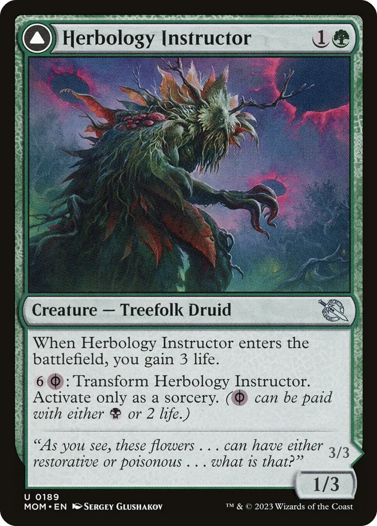 Herbology Instructor // Malady Invoker · March of the Machine