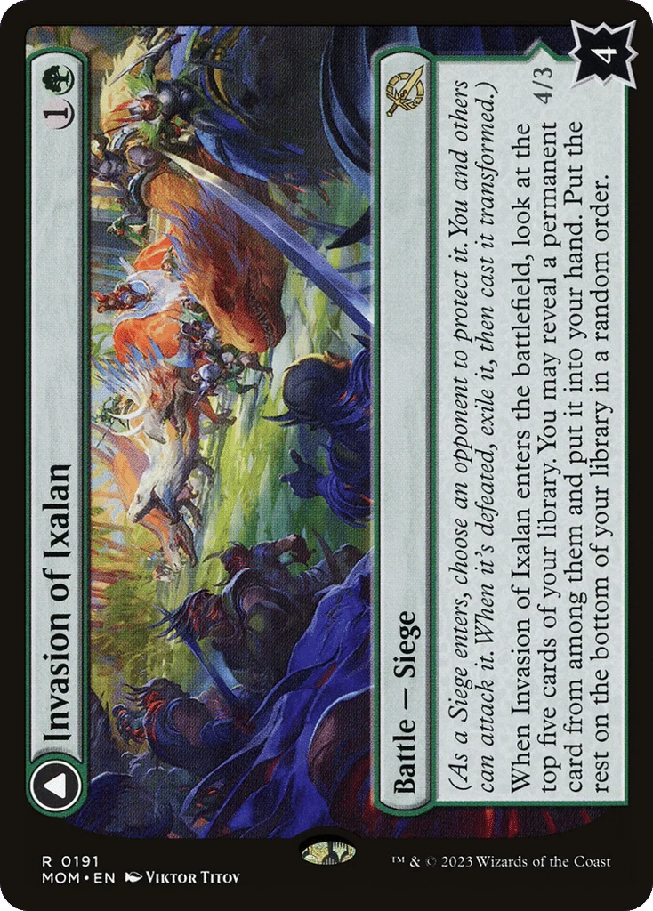 Invasion of Ixalan // Belligerent Regisaur · March of the Machine