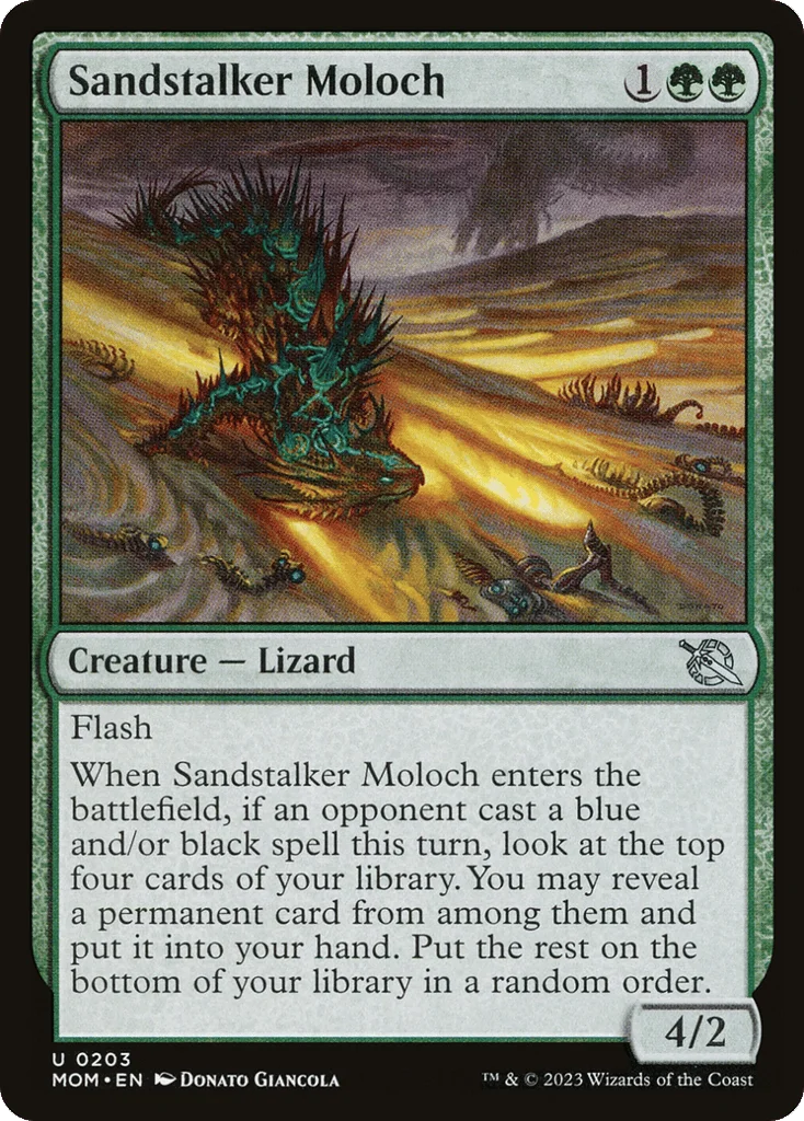 Sandstalker Moloch · March of the Machine