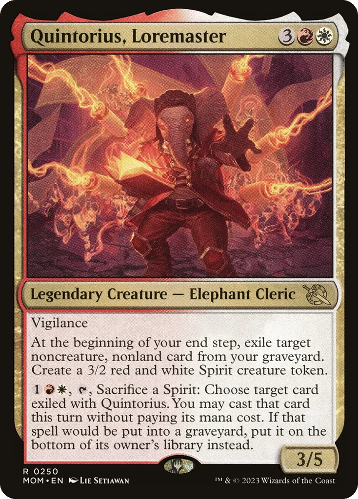 Quintorius, Loremaster · March of the Machine
