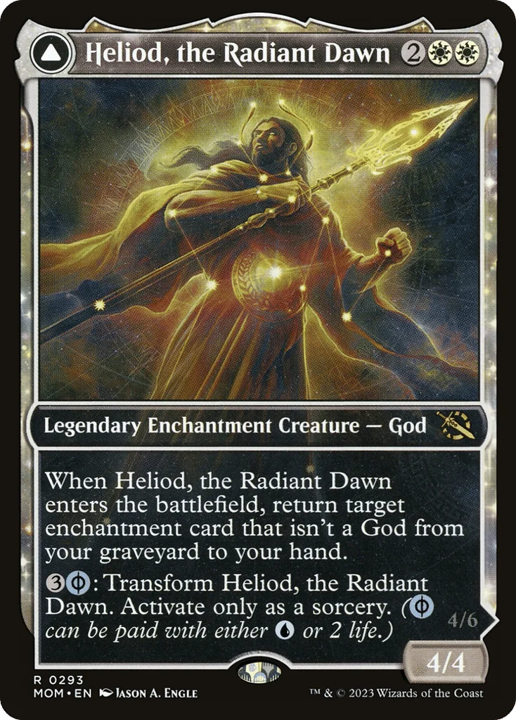 Heliod, the Radiant Dawn // Heliod, the Warped Eclipse · March of the Machine
