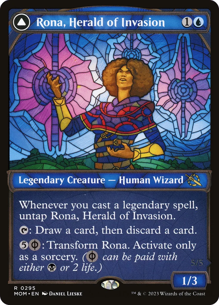 Rona, Herald of Invasion // Rona, Tolarian Obliterator · March of the Machine