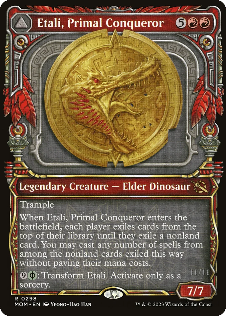 Etali, Primal Conqueror // Etali, Primal Sickness · March of the Machine