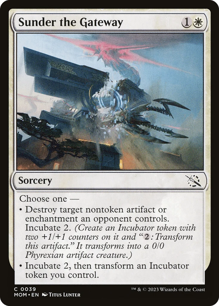 Sunder the Gateway · March of the Machine