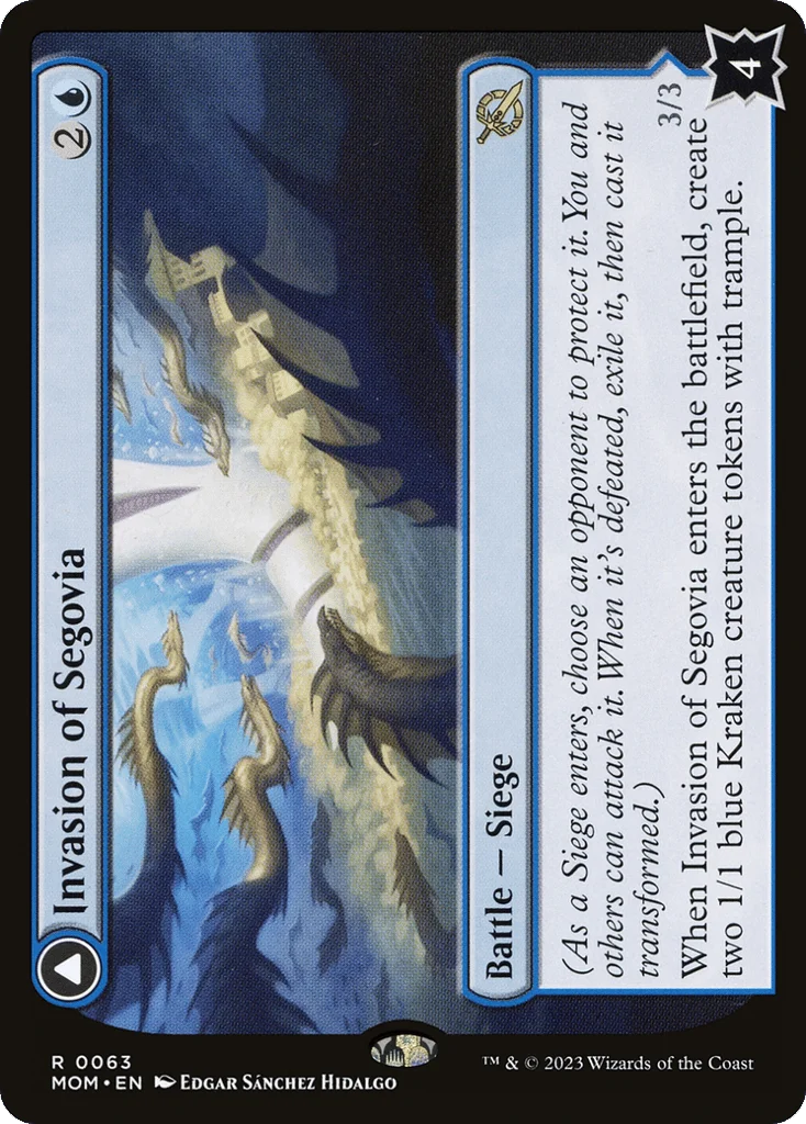Invasion of Segovia // Caetus, Sea Tyrant of Segovia · March of the Machine