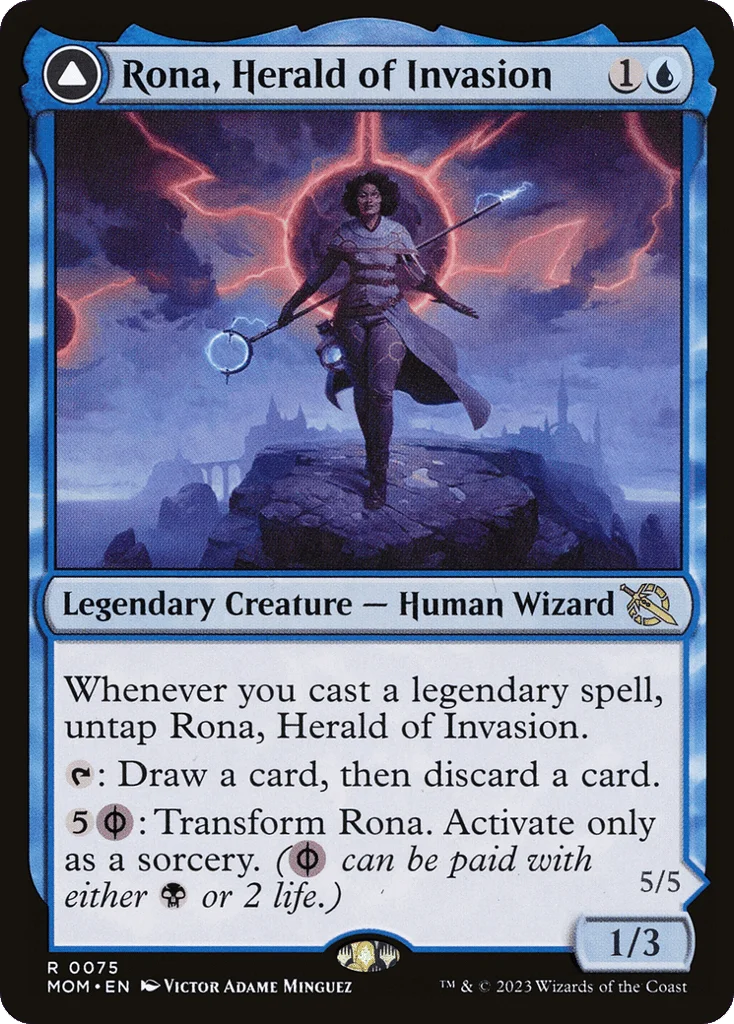 Rona, Herald of Invasion // Rona, Tolarian Obliterator · March of the Machine