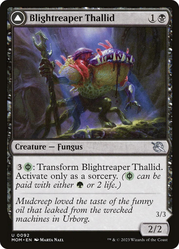 Blightreaper Thallid // Blightsower Thallid · March of the Machine