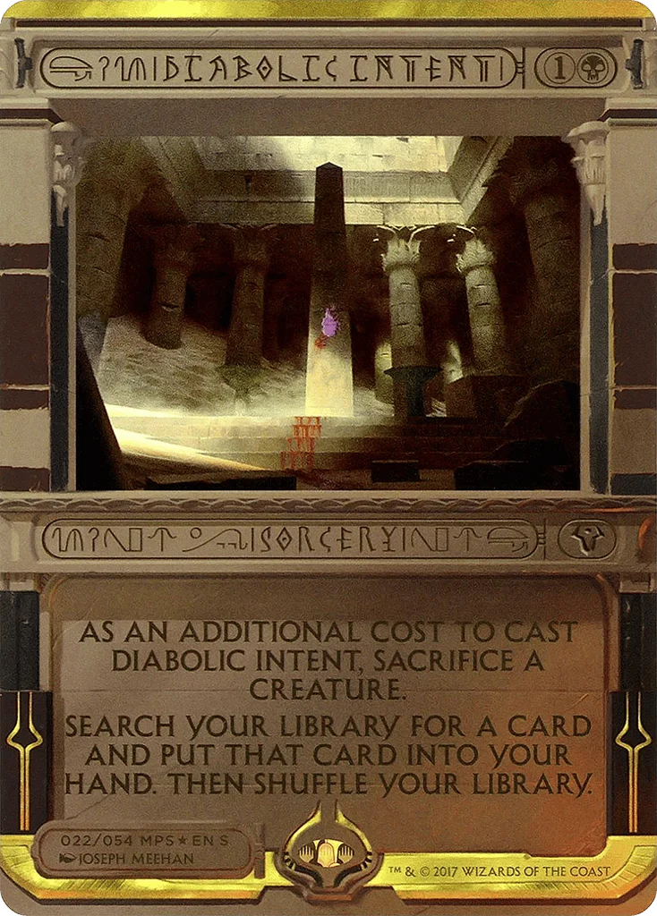 Diabolic Intent · Amonkhet Invocations
