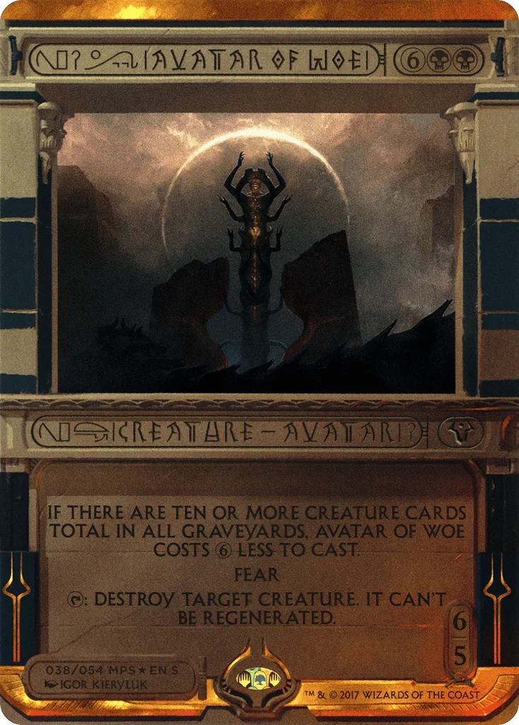 Avatar of Woe · Amonkhet Invocations