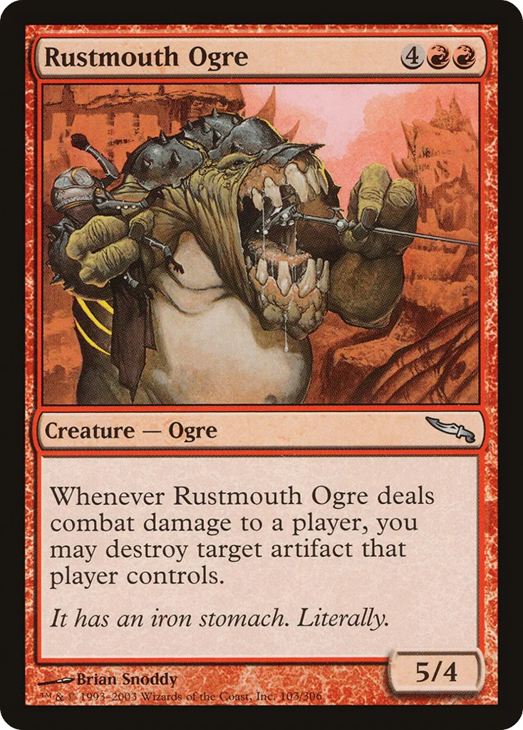 Rustmouth Ogre · Mirrodin