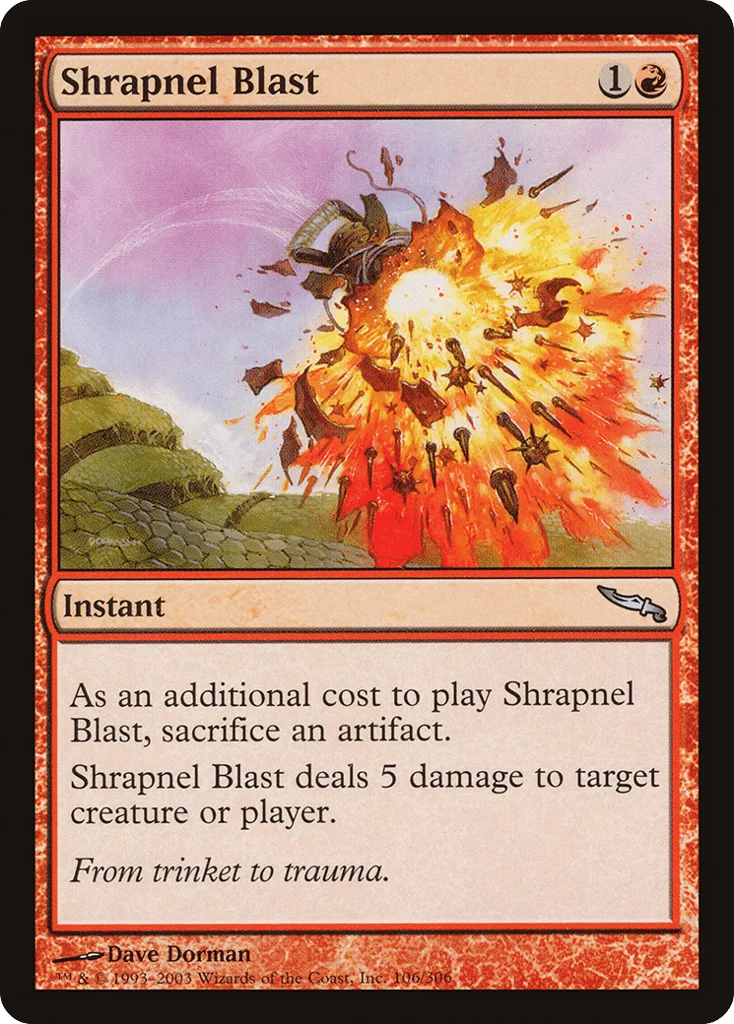 Shrapnel Blast · Mirrodin