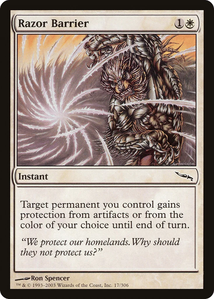 Razor Barrier · Mirrodin