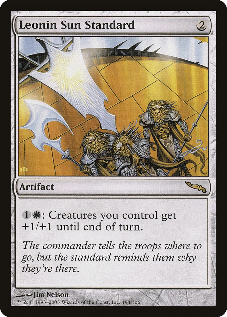 Leonin Sun Standard · Mirrodin