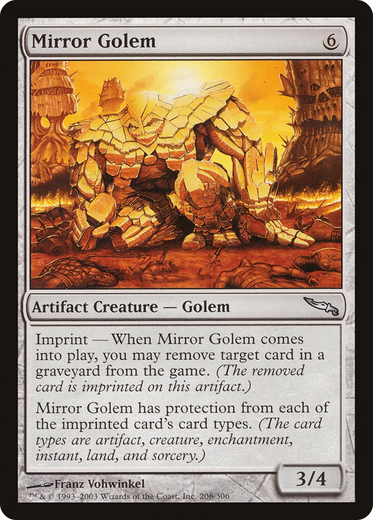 Mirror Golem · Mirrodin