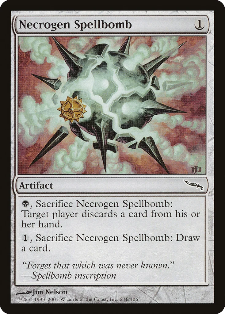 Necrogen Spellbomb · Mirrodin