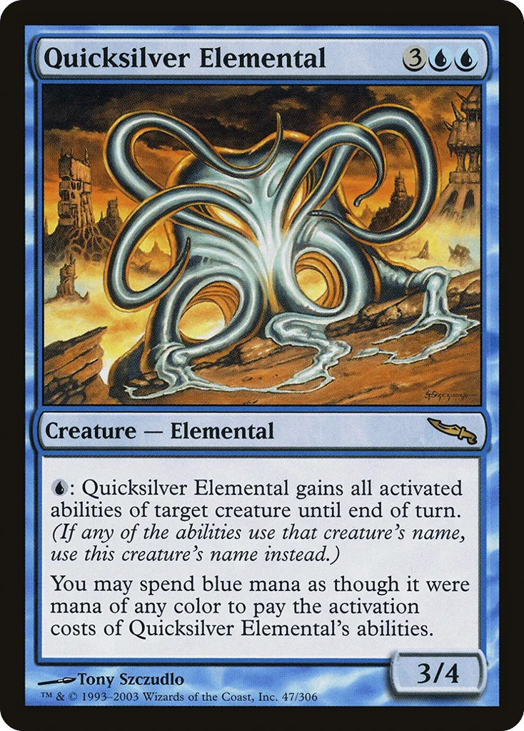 Quicksilver Elemental · Mirrodin