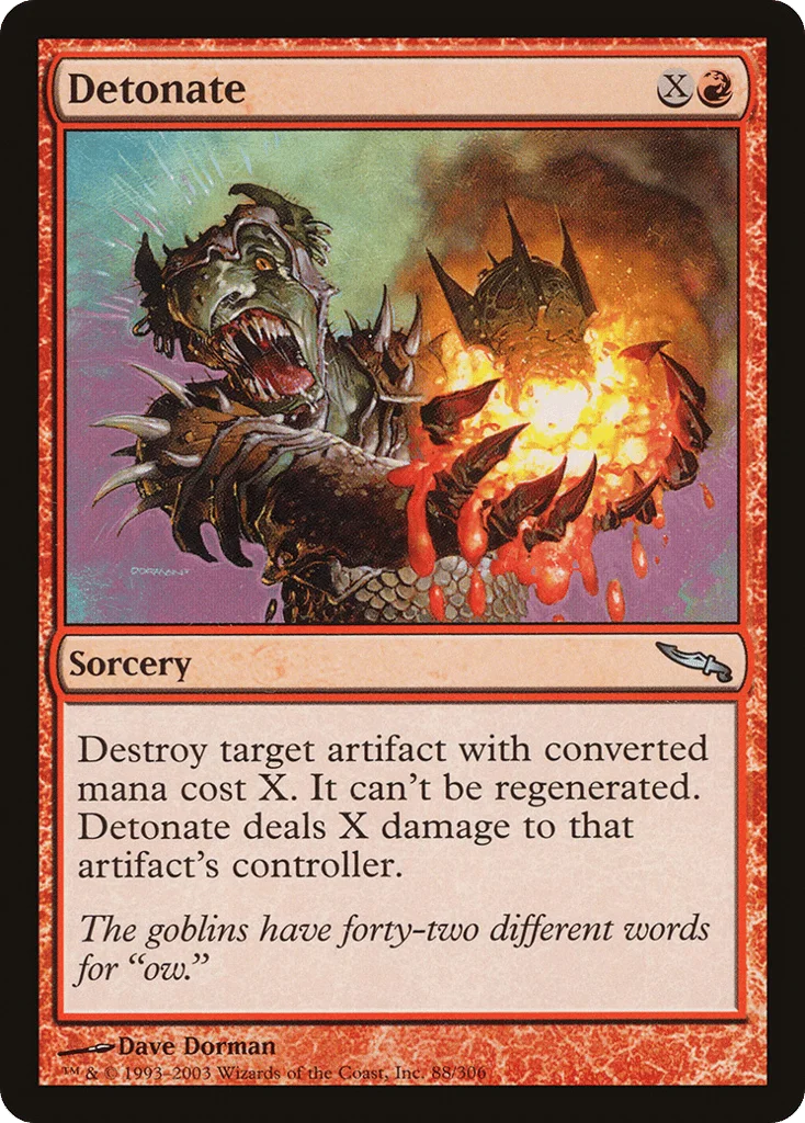 Detonate · Mirrodin