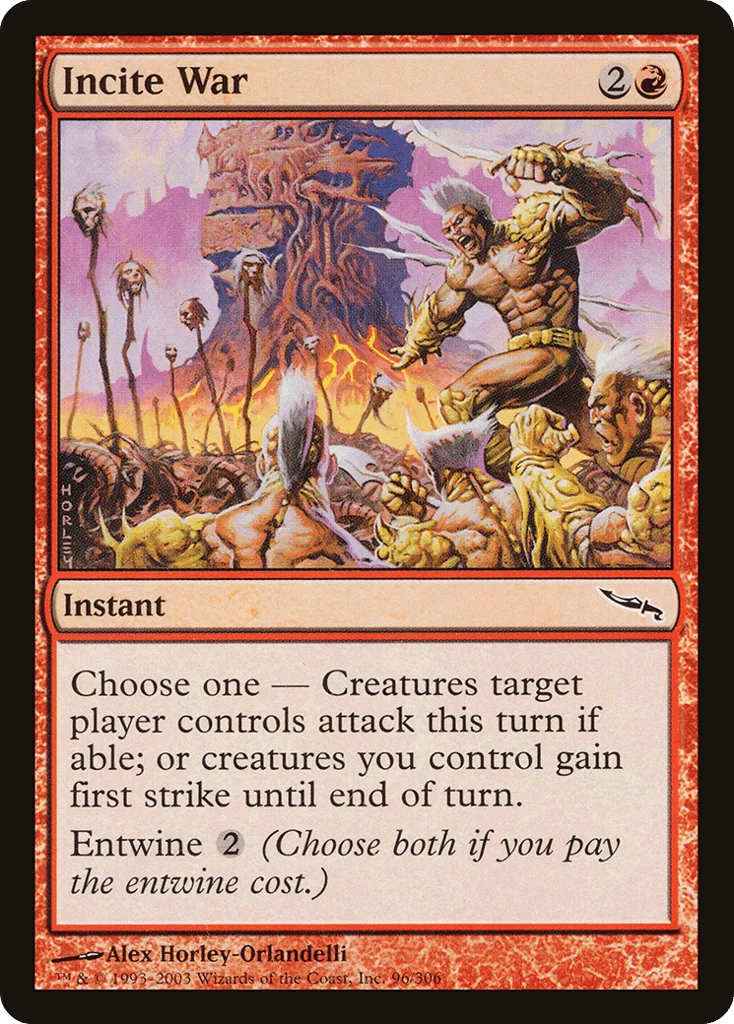Incite War · Mirrodin