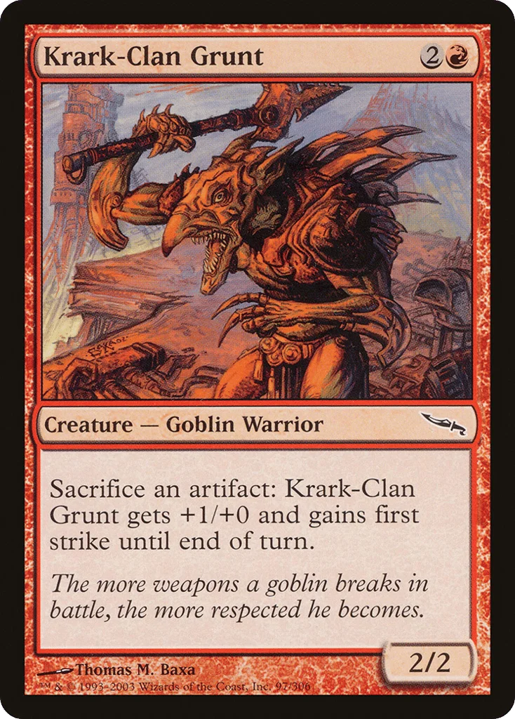 Krark-Clan Grunt · Mirrodin