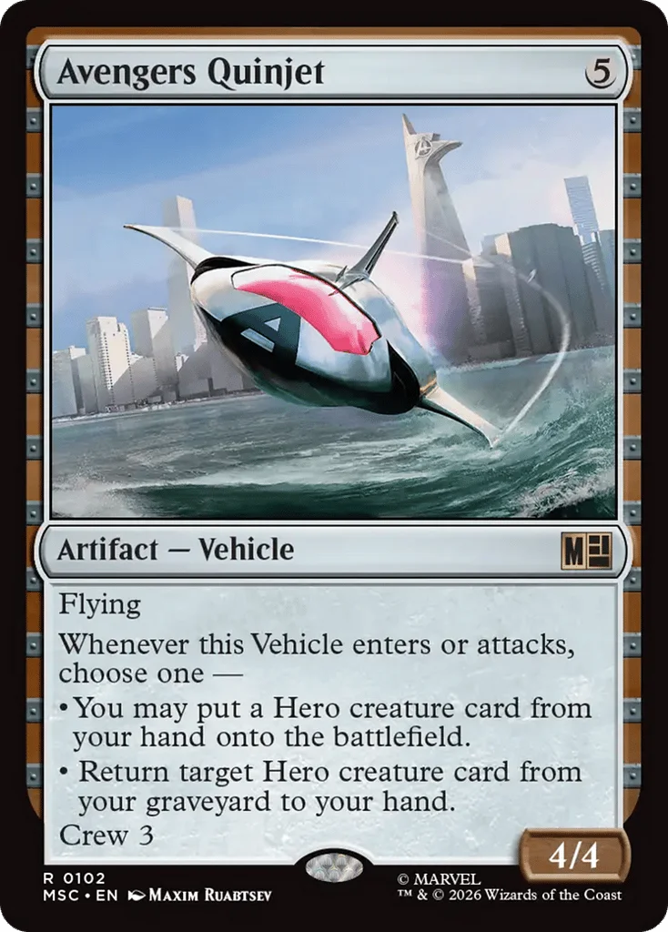 Avengers Quinjet · Marvel Super Heroes Commander