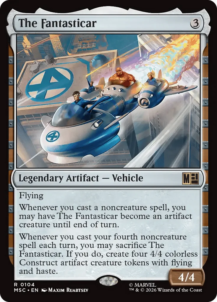 The Fantasticar · Marvel Super Heroes Commander