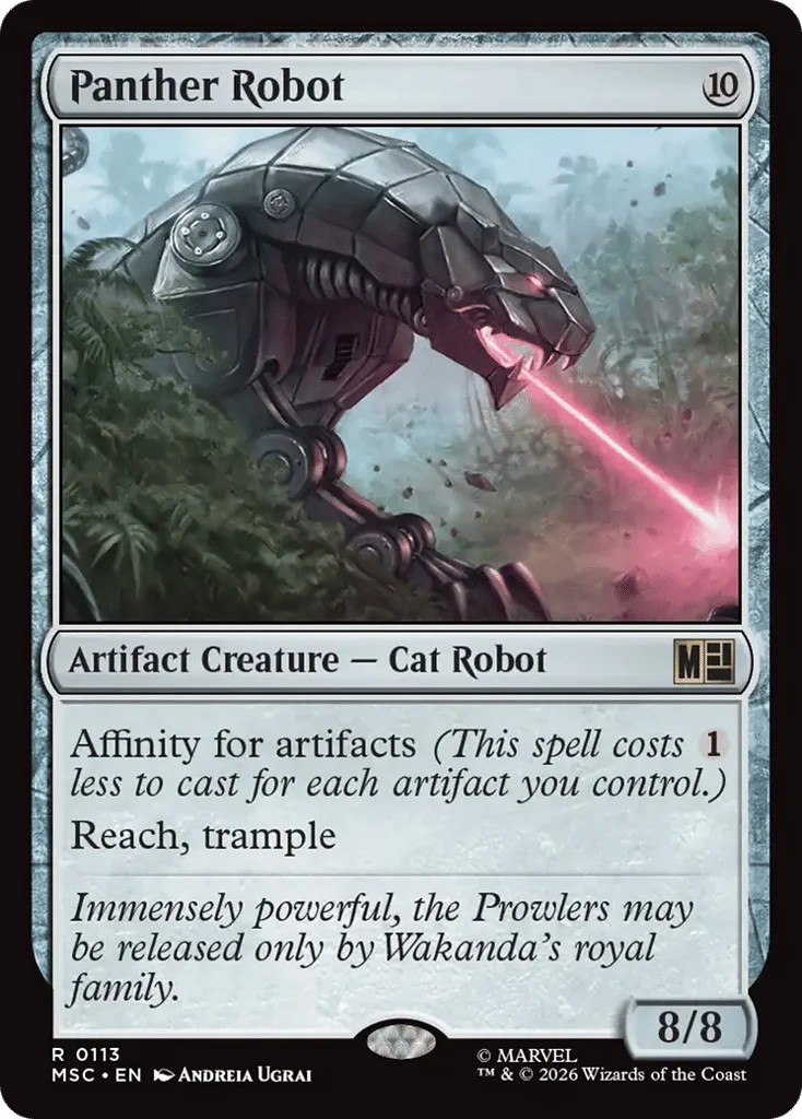 Panther Robot · Marvel Super Heroes Commander