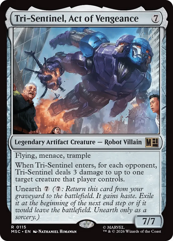 Tri-Sentinel, Act of Vengeance · Marvel Super Heroes Commander