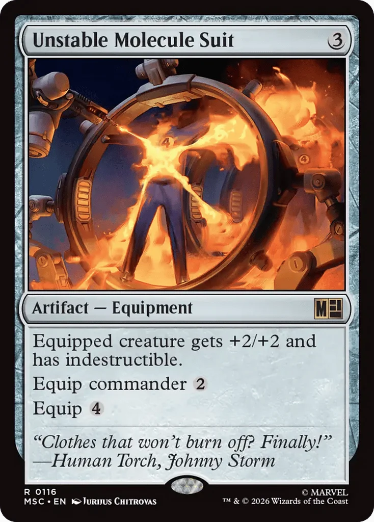 Unstable Molecule Suit · Marvel Super Heroes Commander
