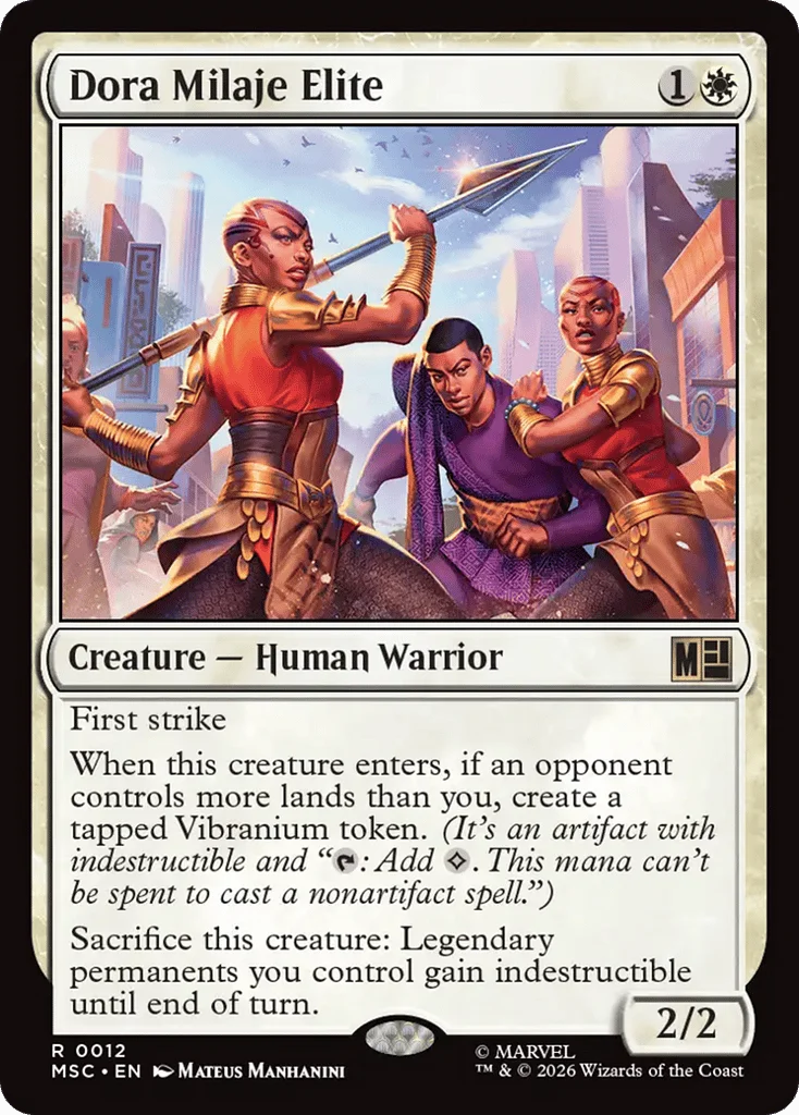 Dora Milaje Elite · Marvel Super Heroes Commander
