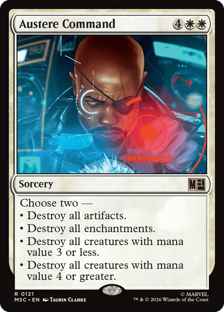 Austere Command · Marvel Super Heroes Commander