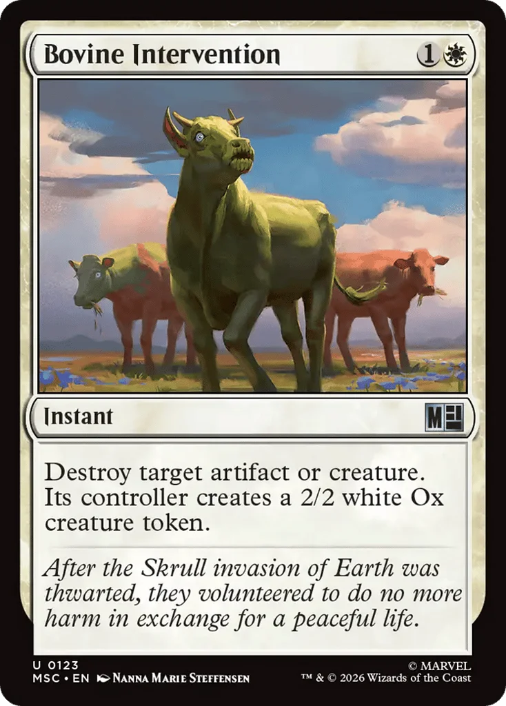 Bovine Intervention · Marvel Super Heroes Commander