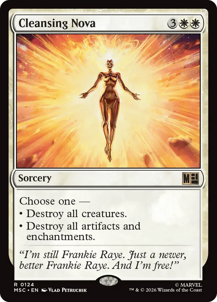 Cleansing Nova · Marvel Super Heroes Commander