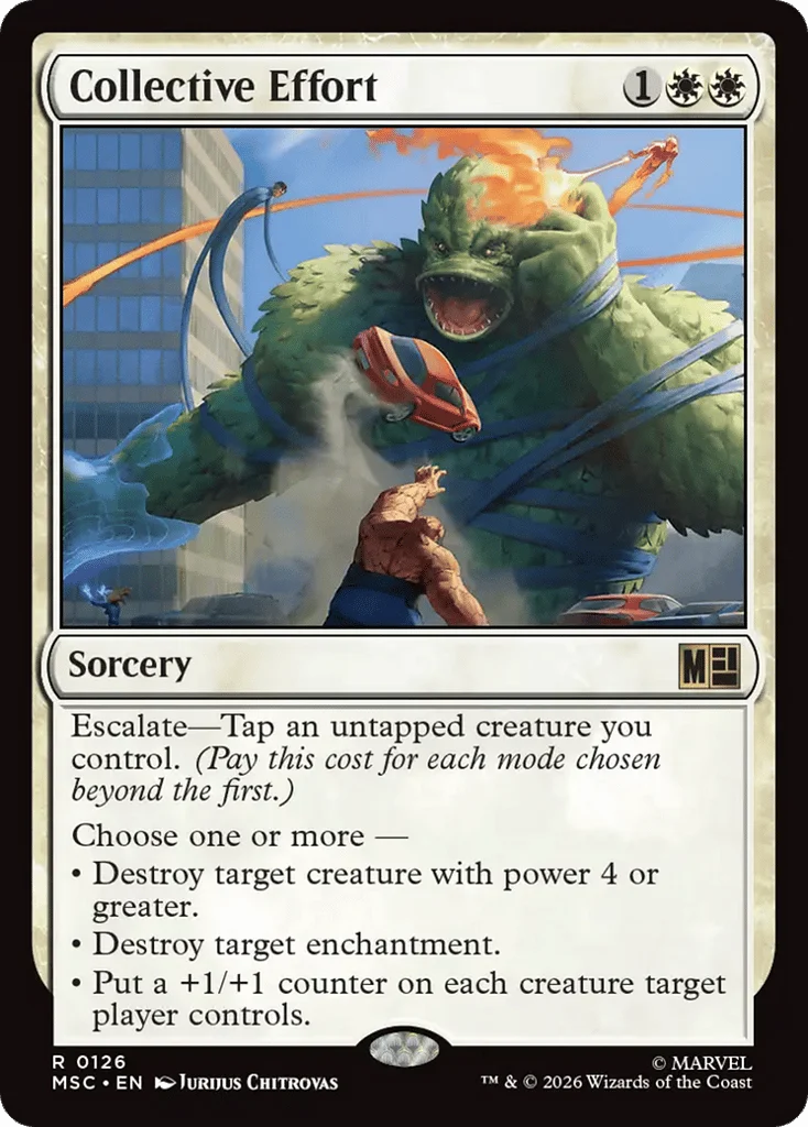 Collective Effort · Marvel Super Heroes Commander
