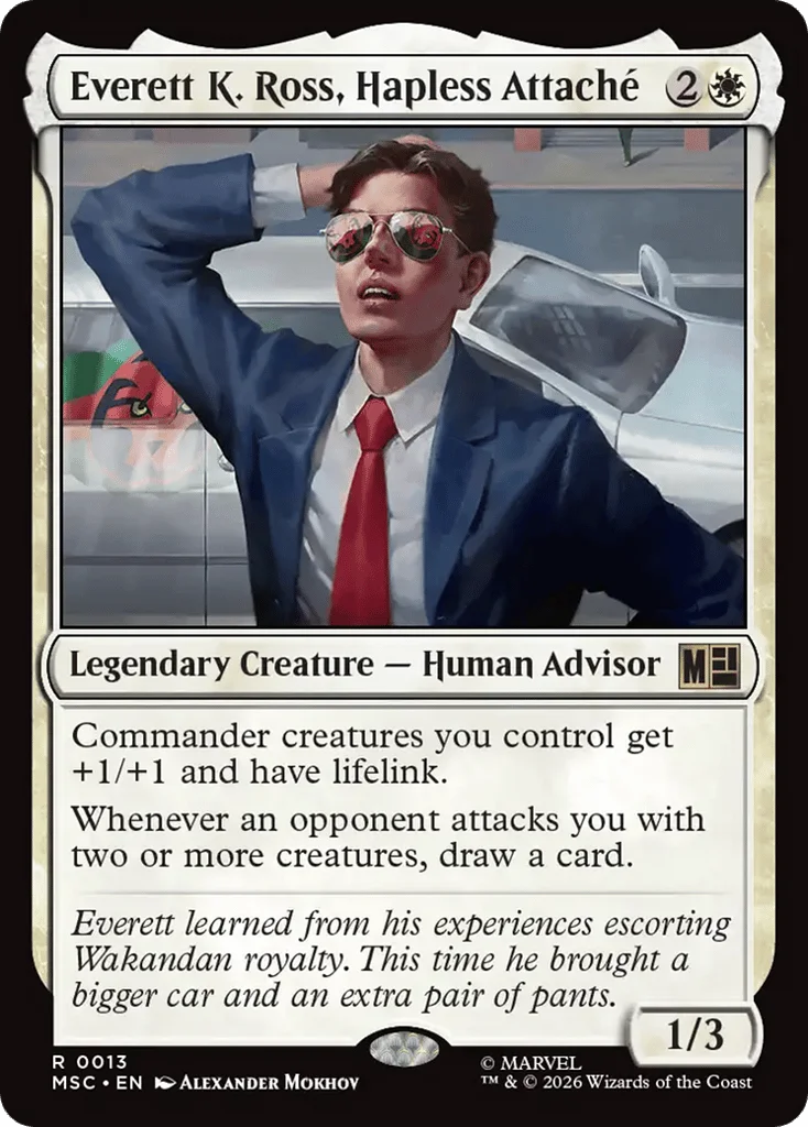 Everett K. Ross, Hapless Attaché · Marvel Super Heroes Commander