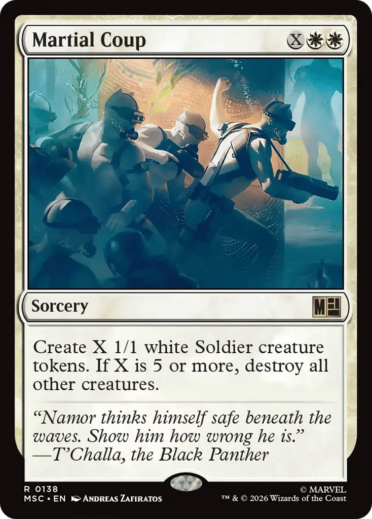 Martial Coup · Marvel Super Heroes Commander