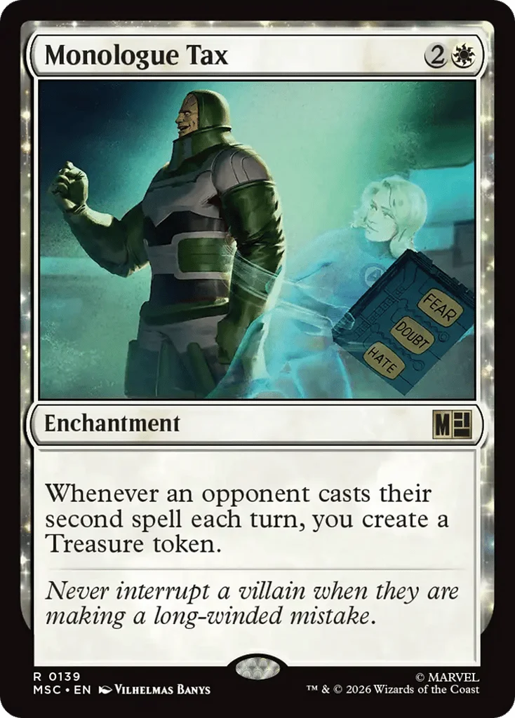 Monologue Tax · Marvel Super Heroes Commander