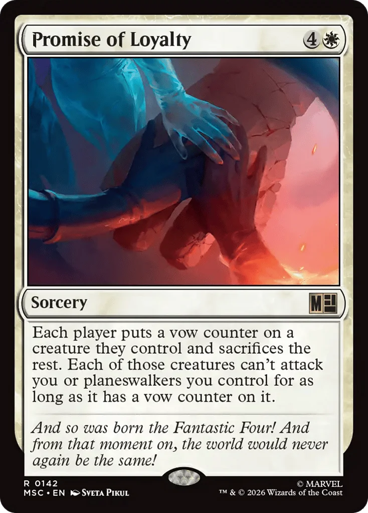 Promise of Loyalty · Marvel Super Heroes Commander