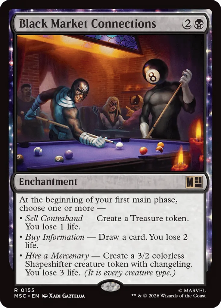 Black Market Connections · Marvel Super Heroes Commander