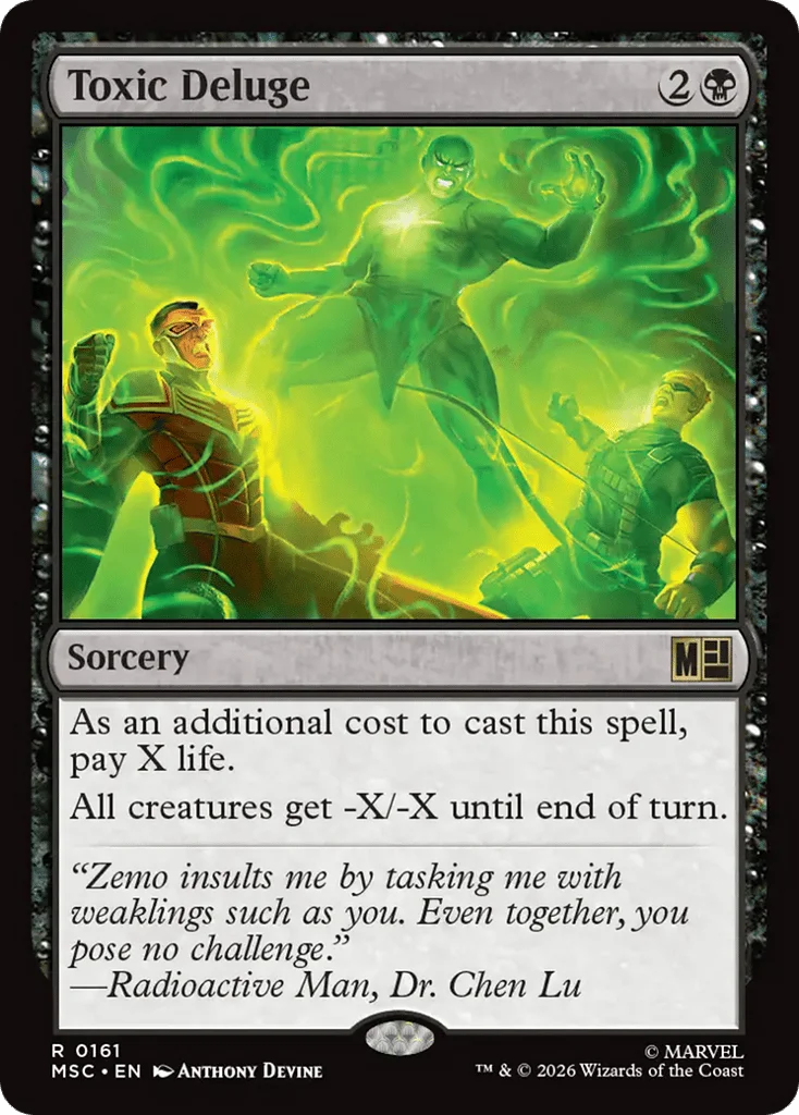 Toxic Deluge · Marvel Super Heroes Commander