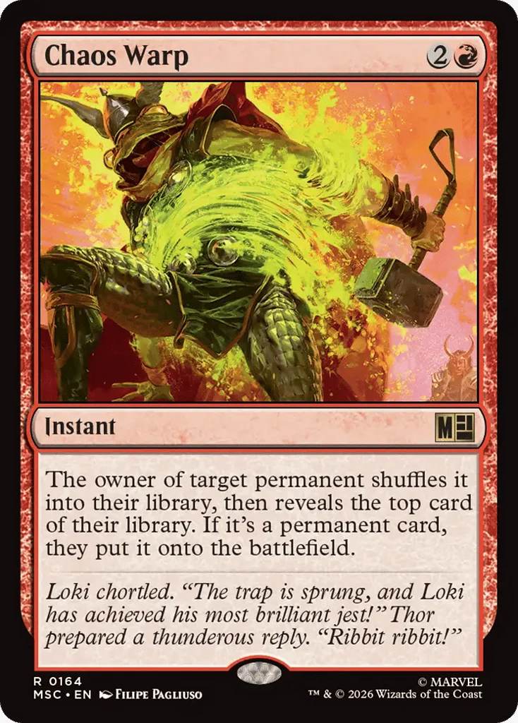 Chaos Warp · Marvel Super Heroes Commander