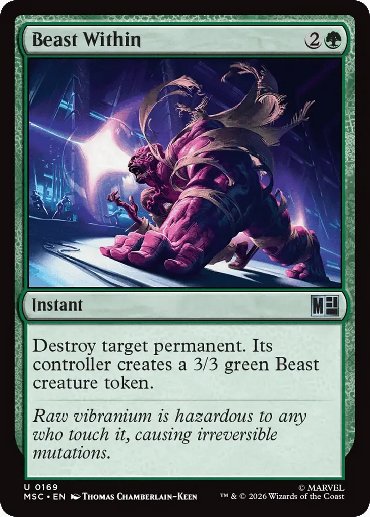 Beast Within · Marvel Super Heroes Commander