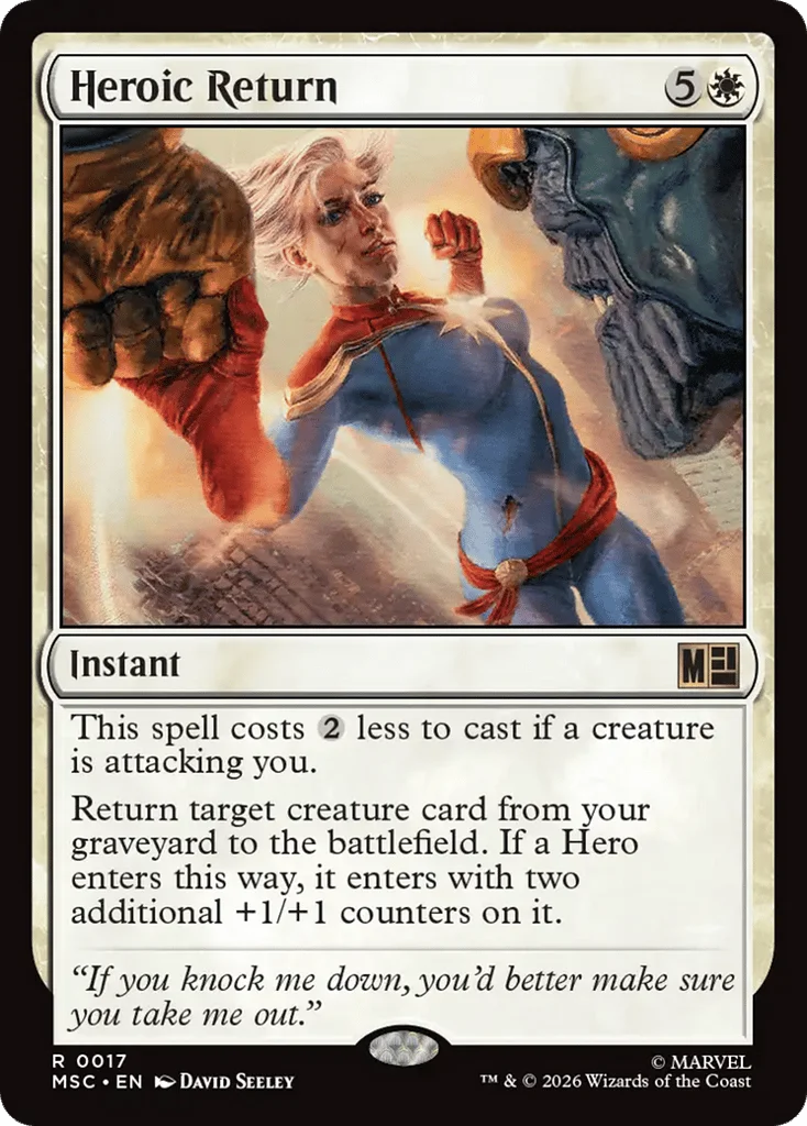 Heroic Return · Marvel Super Heroes Commander
