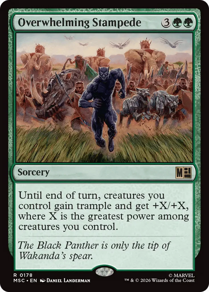 Overwhelming Stampede · Marvel Super Heroes Commander