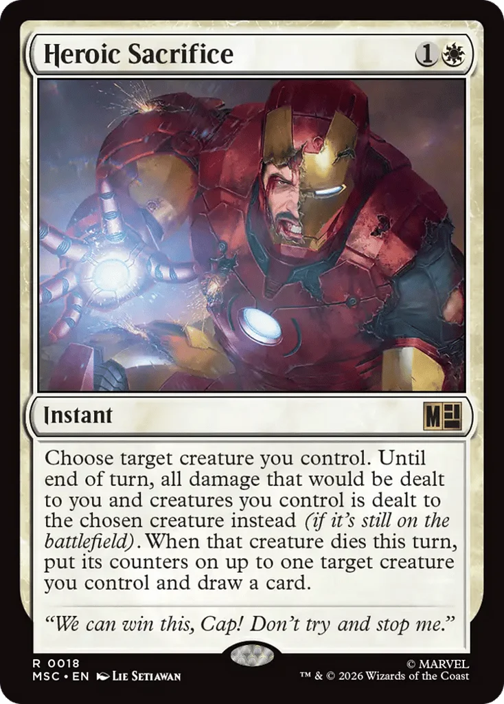 Heroic Sacrifice · Marvel Super Heroes Commander
