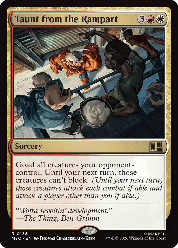 Taunt from the Rampart · Marvel Super Heroes Commander