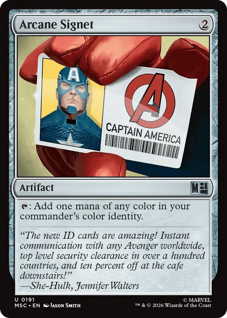 Arcane Signet · Marvel Super Heroes Commander