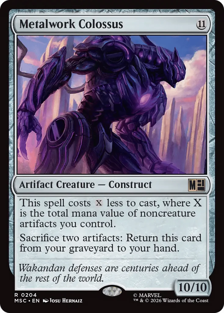 Metalwork Colossus · Marvel Super Heroes Commander
