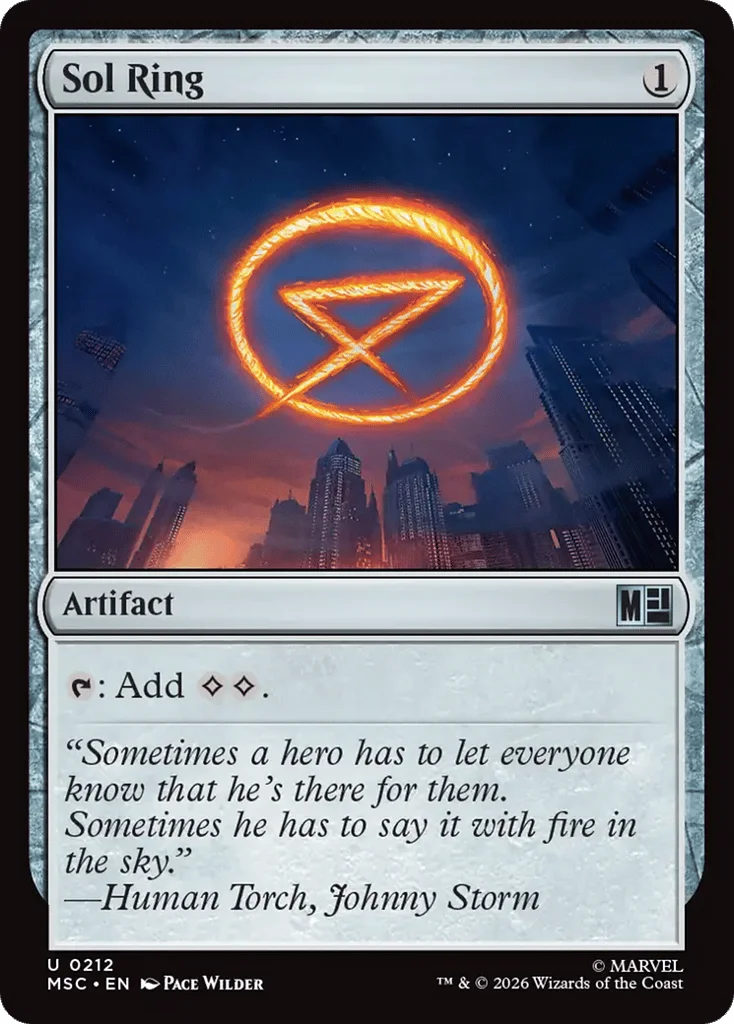 Sol Ring · Marvel Super Heroes Commander