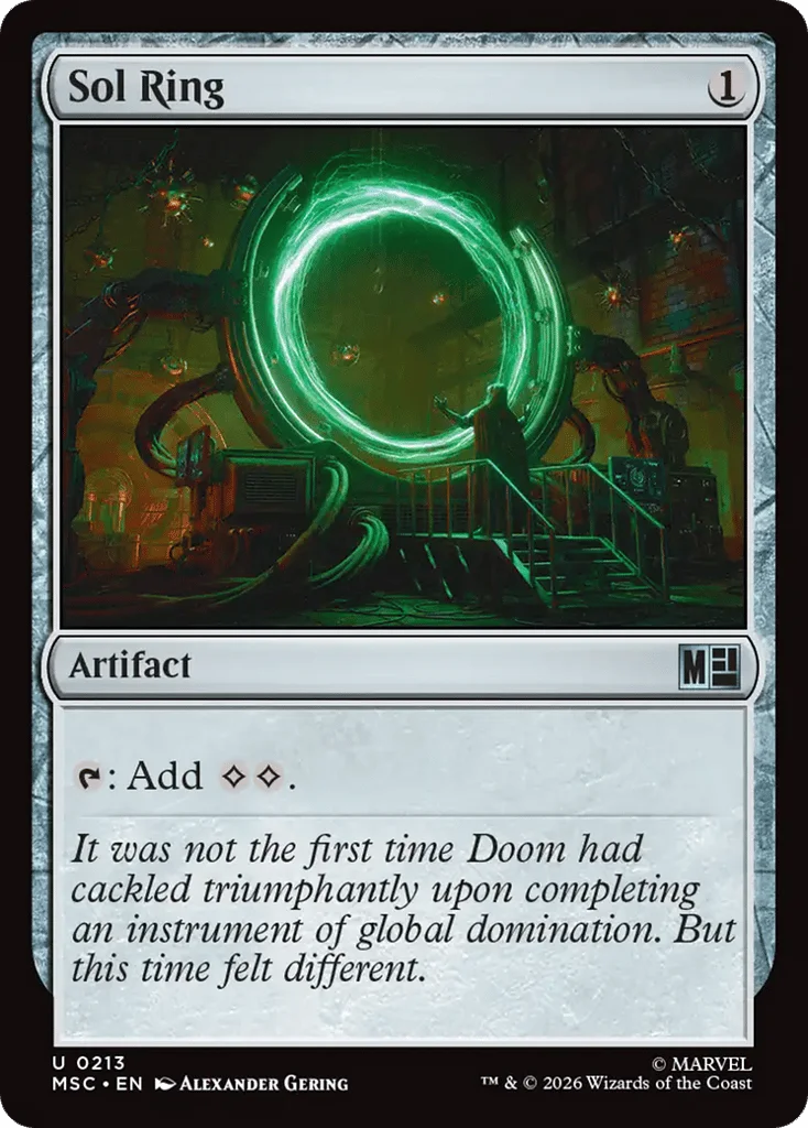 Sol Ring · Marvel Super Heroes Commander